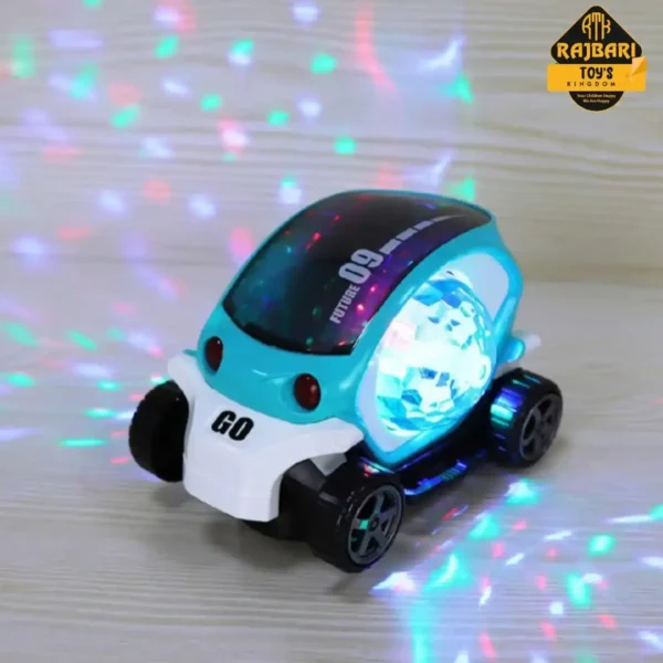 09 Battery Future 3D Light & Music Car Toys For Kids - Image 4