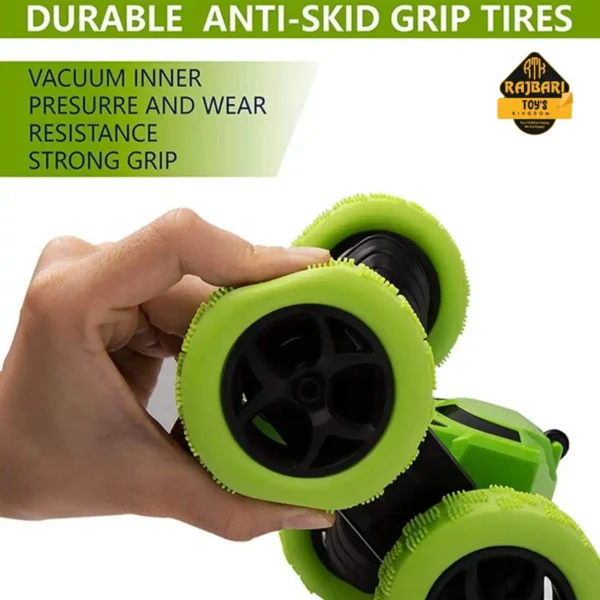 ''Roll Over''Double Slide Flip 360° Rotated Big Wheeler RC Stunt Racing Car for Kids - Image 6