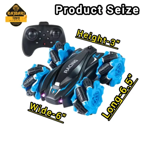 2.4Ghz Remote And Hand Control Re-Chargeable Stunt Car Toy - Image 4