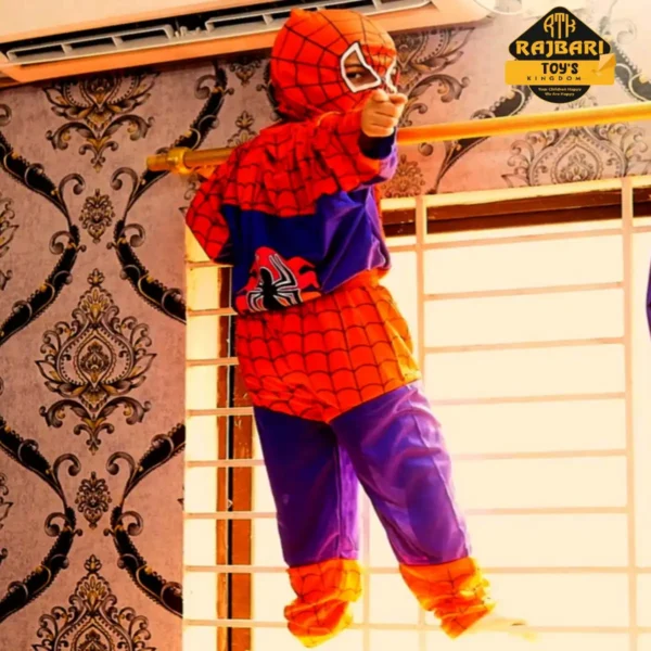 Comfortable & Fancy Spider-Man Dress Costume for  Kids - Image 4
